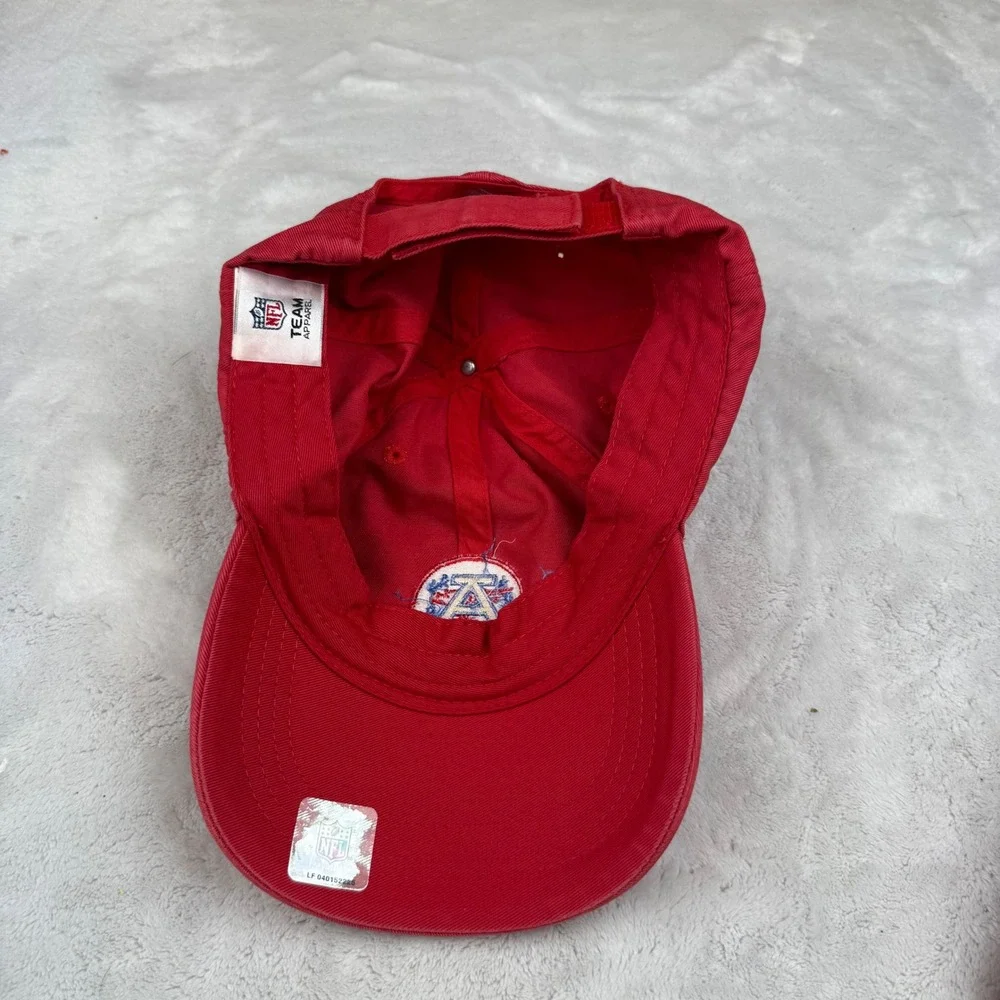 NFL Team Apparel Kansas City Chiefs Hat‎ Cap Red Adjustable